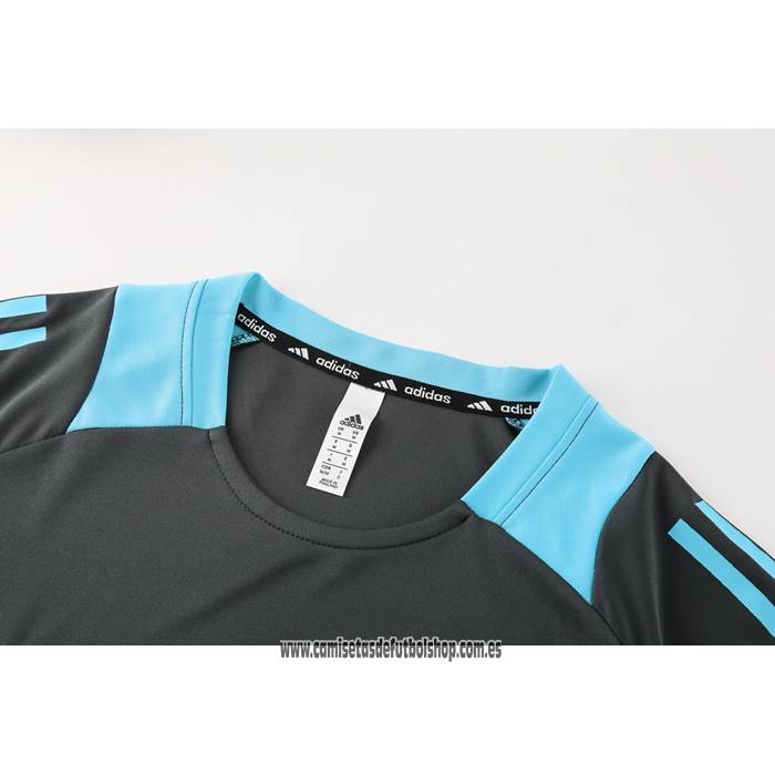 Chandal del Argentina 24-25 Manga Corta Gris - Pantalon Corto